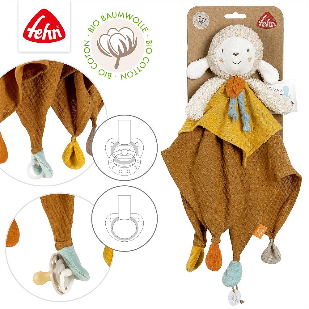 Fehn Knuffeldoekje Schaap fehnnature