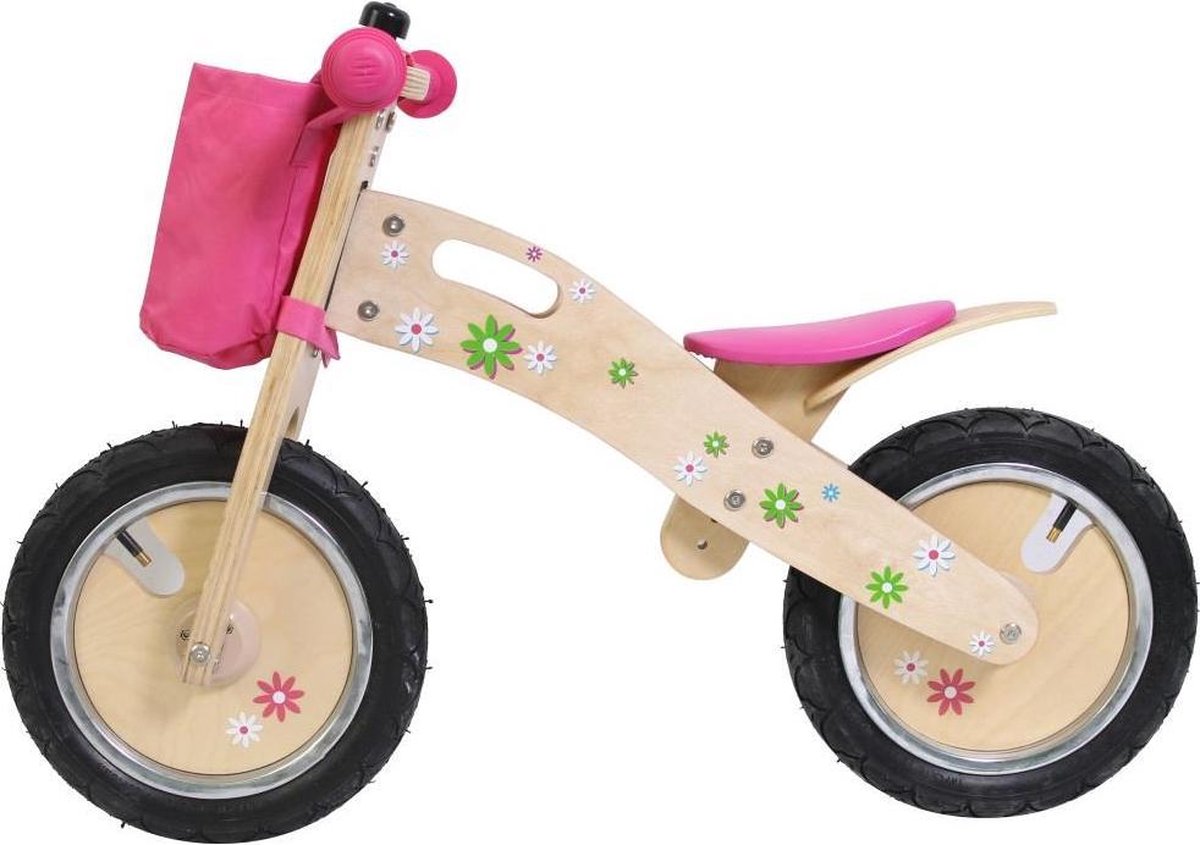 Acrobat loopfiets roze Eureka