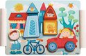 Houten puzzel stad en dorp Haba