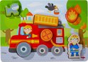 Houten puzzel Brandweerauto Haba