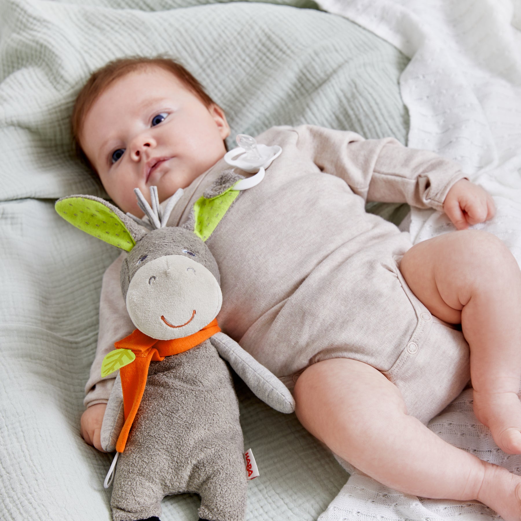 Speenkettingknuffel Ezel Elwood