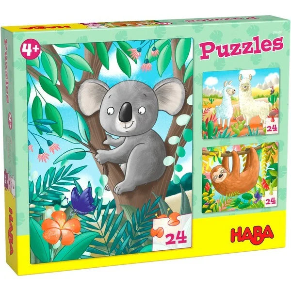 Puzzels is Fantasieland Koala, luiaard Haba