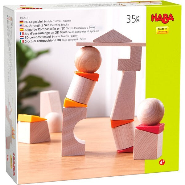 3D-compositiespel Scheve torens Ballen Haba