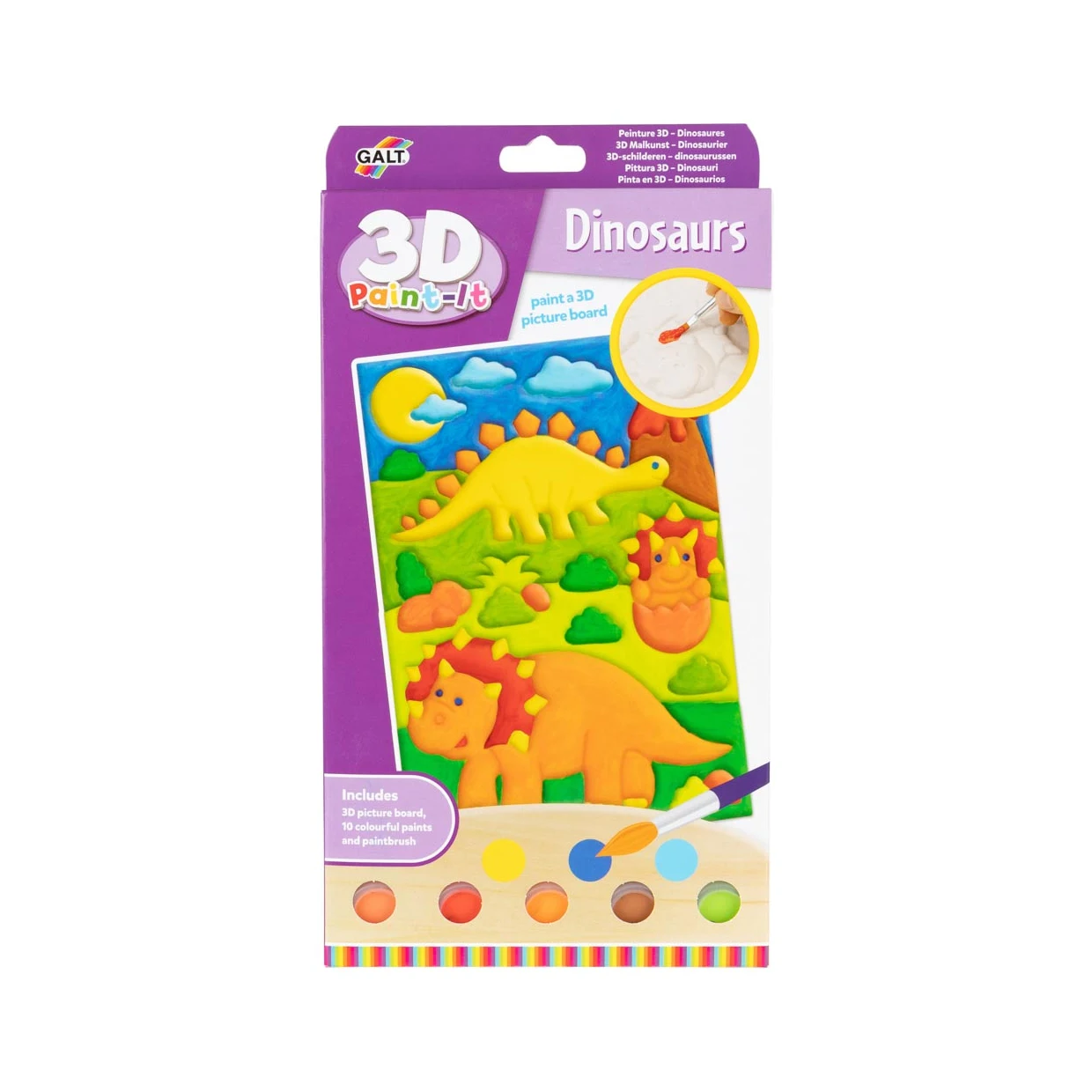 Galt 3D schilderen - Dinosaurussen