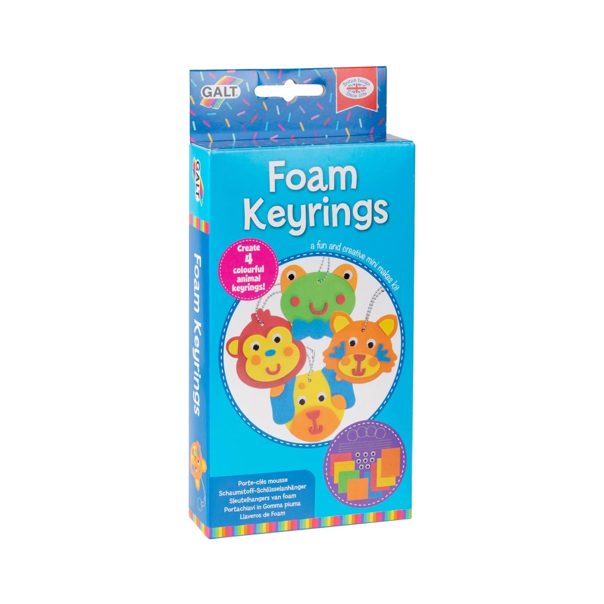 Galt sleutelhangers van foam