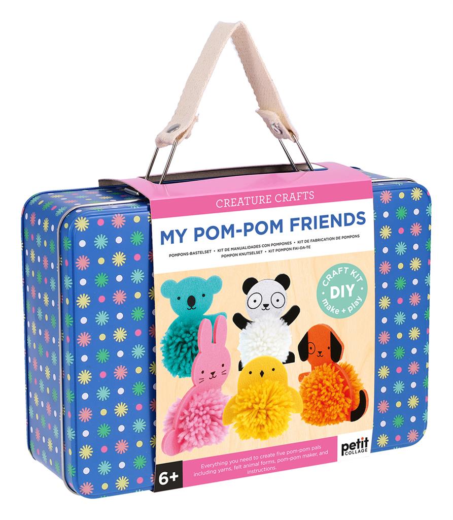 DIY activity set - pom pom vrienden
