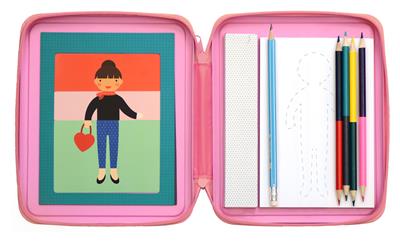 Hoe teken ik een fashionista? Petit Collage crafts