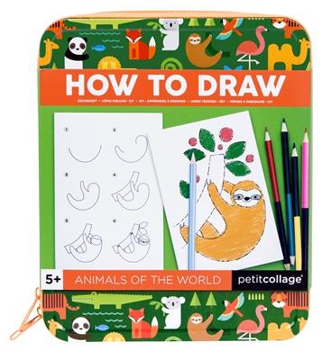 Hoe teken ik dieren? Petits Collage crafts