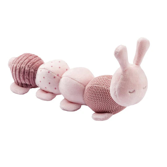 Nattou Activiteiten Knuffel Rups Lapidou roze