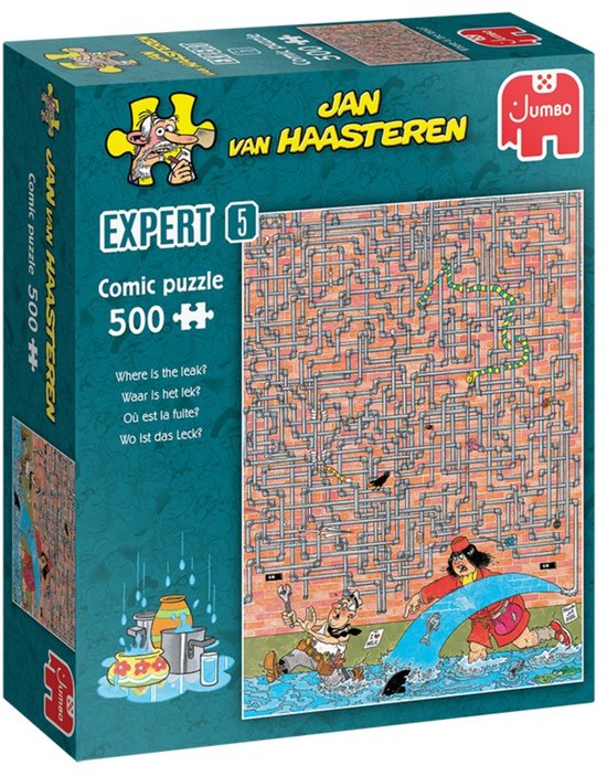 Waar is het lek? Jan van Haasteren 500 stukken