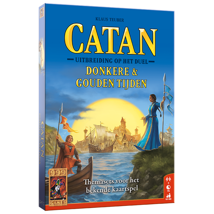 Catan Donkere & Gouden Tijden uitbreiding op het duel