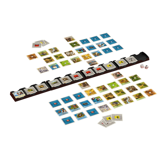 Catan Donkere & Gouden Tijden uitbreiding op het duel