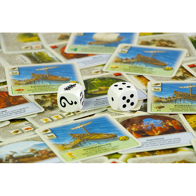 Catan Donkere & Gouden Tijden uitbreiding op het duel