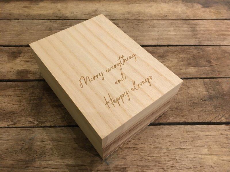 Dotti Geschenkdoos 'Merry everyting and Happy always