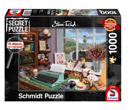 Aan de schrijftafel, 1000 stukjes - puzzel