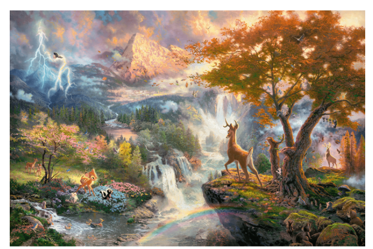 Disney bambi, 1000 stukjes - puzzel