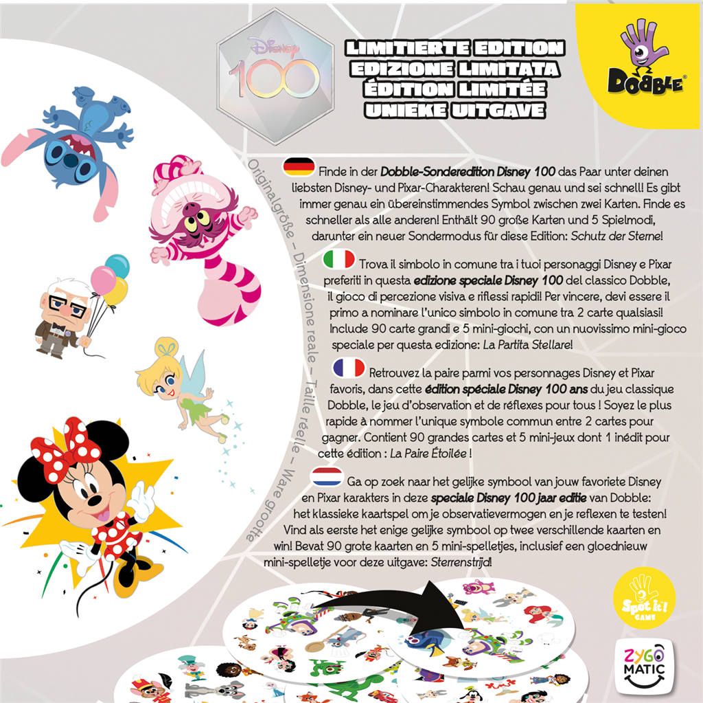 Dobble disney - 100th anniversary editie