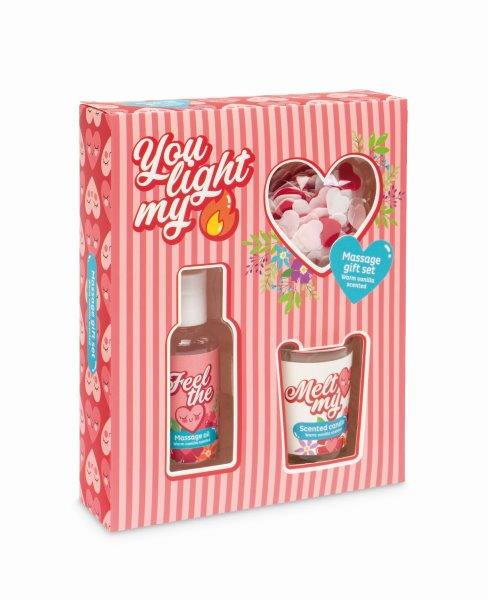 Valentijn badset 'You light my fire'