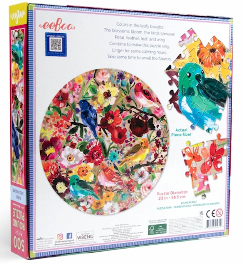Birds and blossoms puzzel 500 stukken