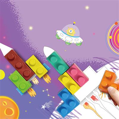 Block 'N' Crayons Space