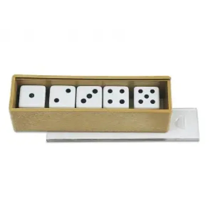 Doosje met 5 dobbelstenen