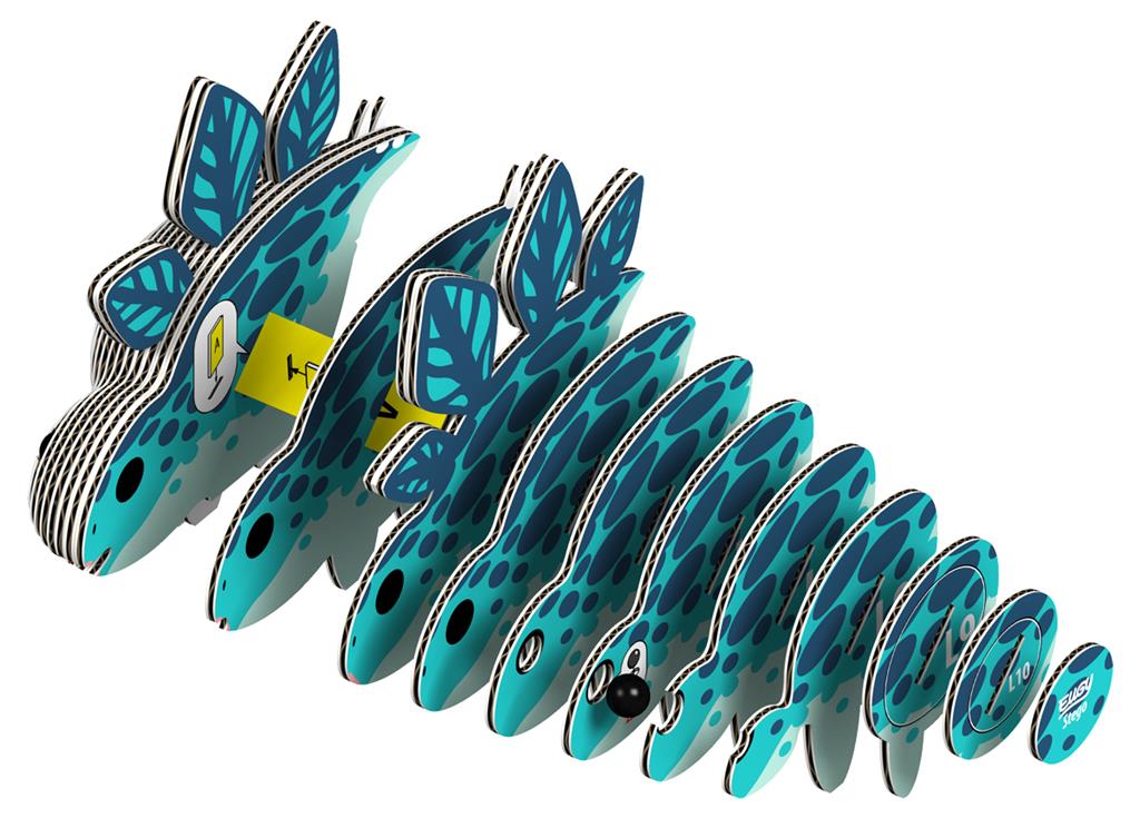 Eugy 3D Stegosaurus
