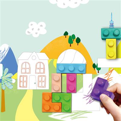 Block 'N' Crayons Construction