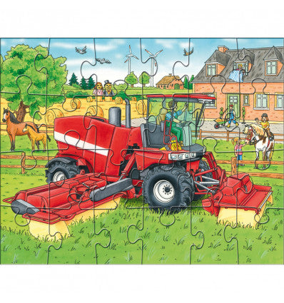 3-in-1 puzzel Tractor & co