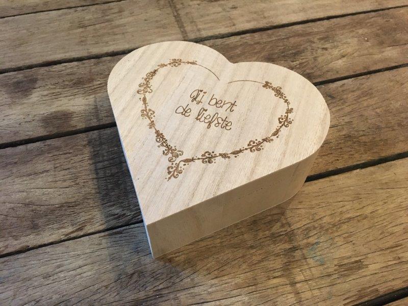 Hartdoosje 'Jij bent de liefste'