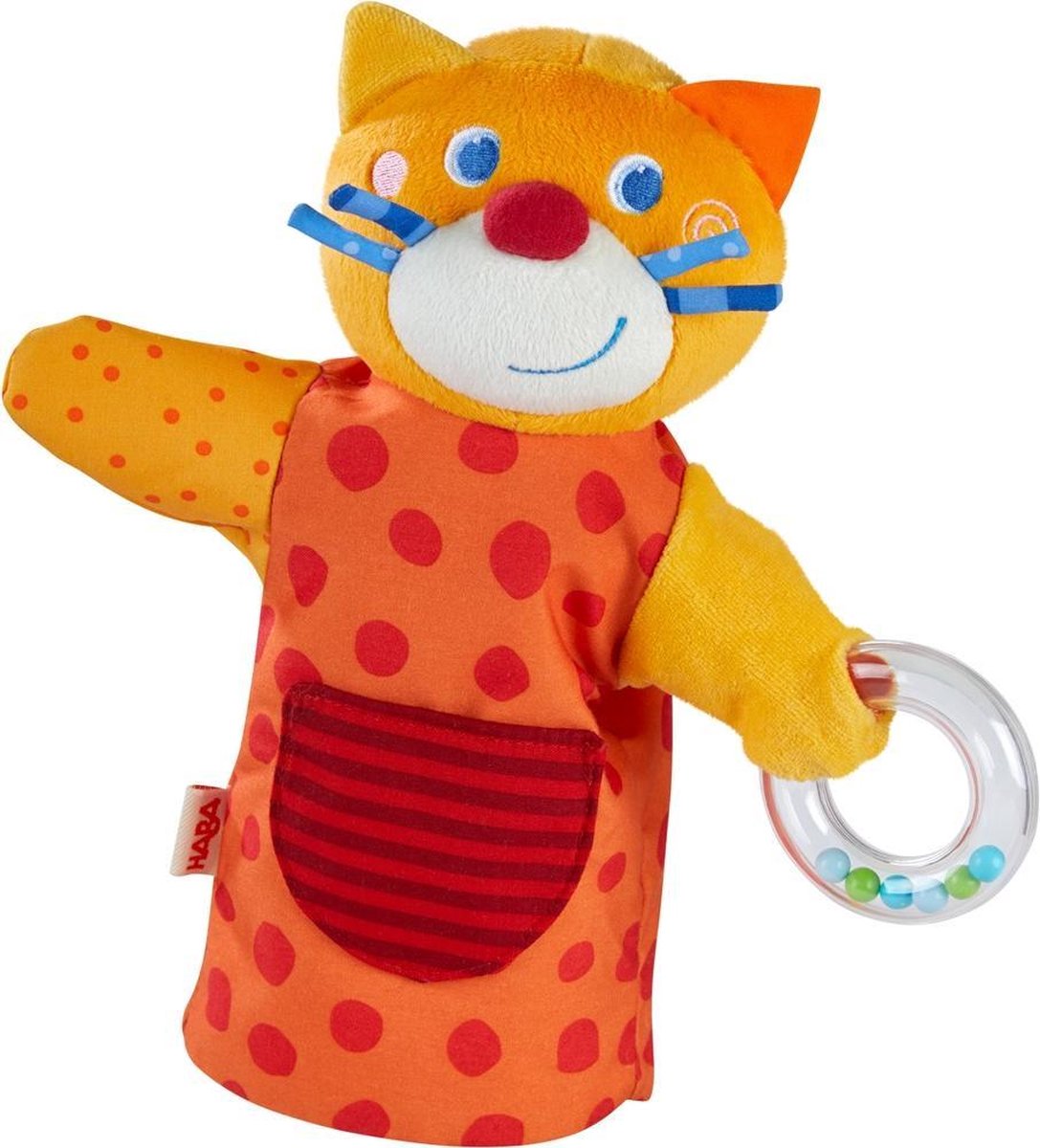 Klankhandpop Haba-muzikant Kat