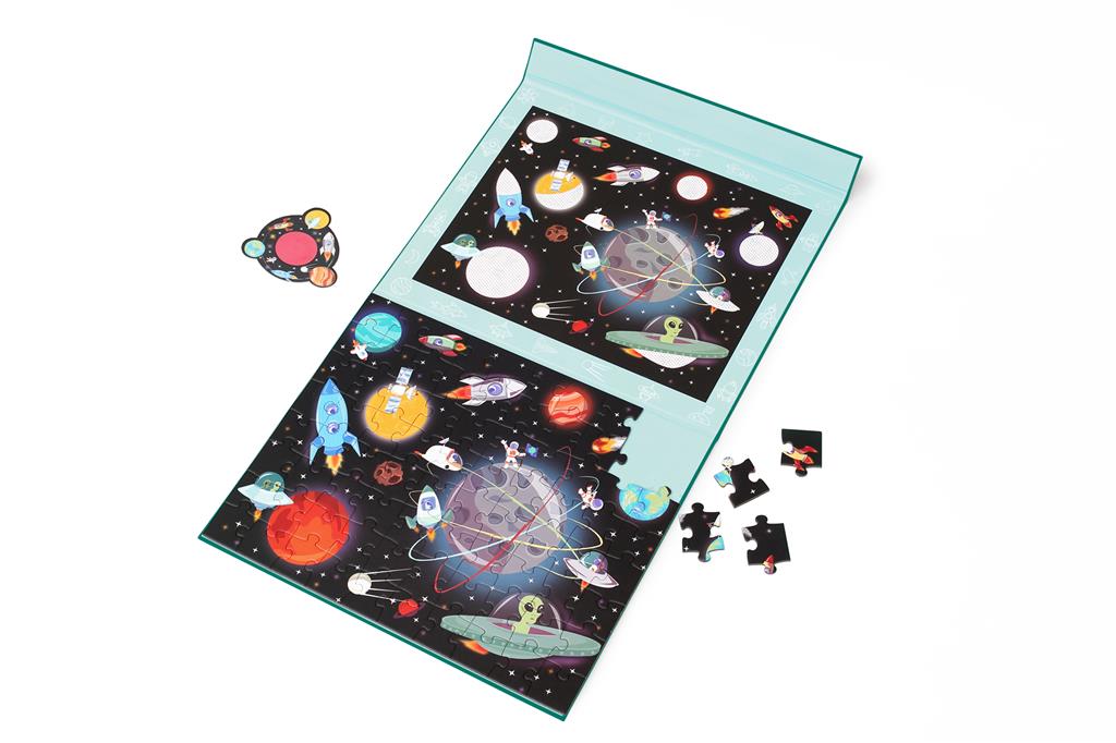 Scratch 2 IN 1 MAGNETISCHE PUZZEL - MYSTERY GAME - RUIMTE