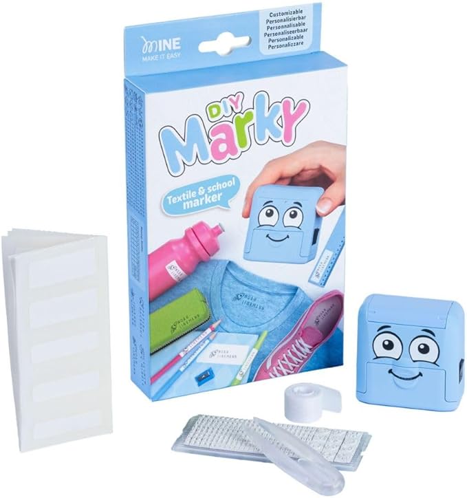 Marky DIY Personaliseerbare stempel Blauw