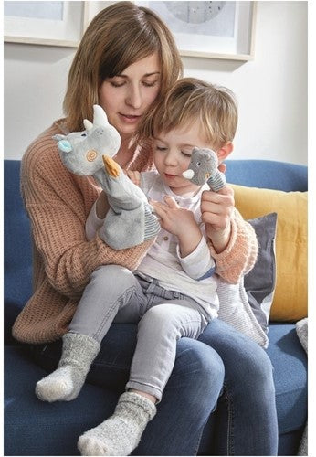 Handpop Neushoorn met Baby