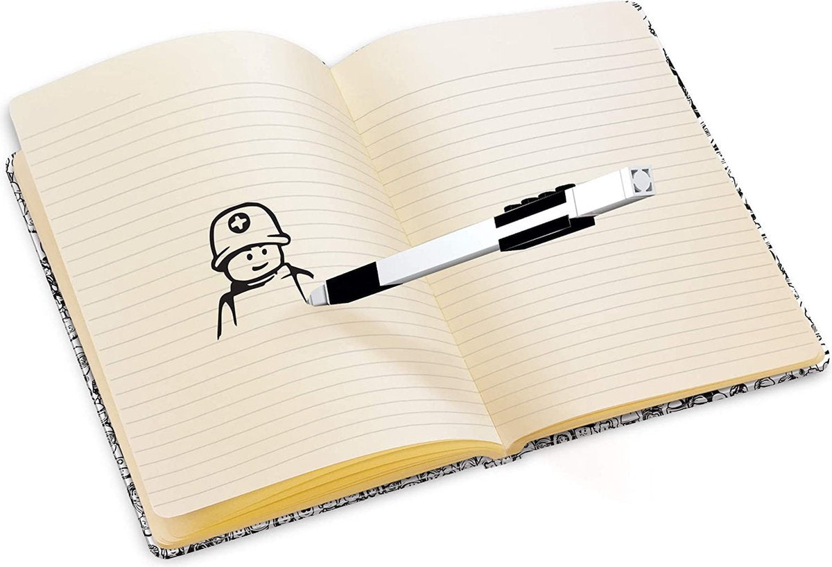 Lego Notitieboek met Gelpen 'Minifiguren'