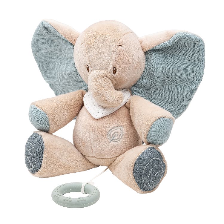 Muziek knuffel Olifant Axel Nattou