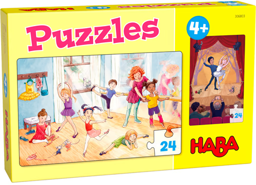 2-in-1 puzzel Ballerina's Haba