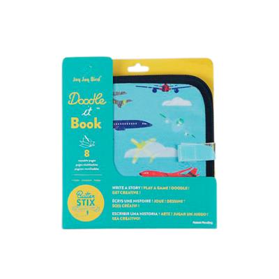 Doodle it Reusable Book Vliegtuig