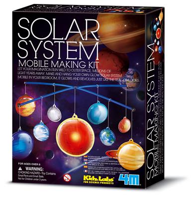 4M KidzLabs Space Bouwset zonnenstelstelselmobiel
