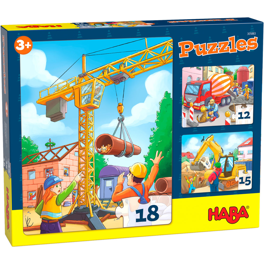 Puzzels Bouwvoertuigen