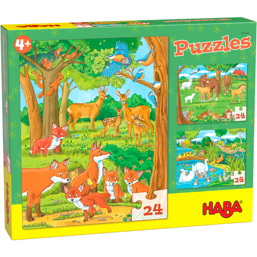 Puzzels - Dierenfamilies