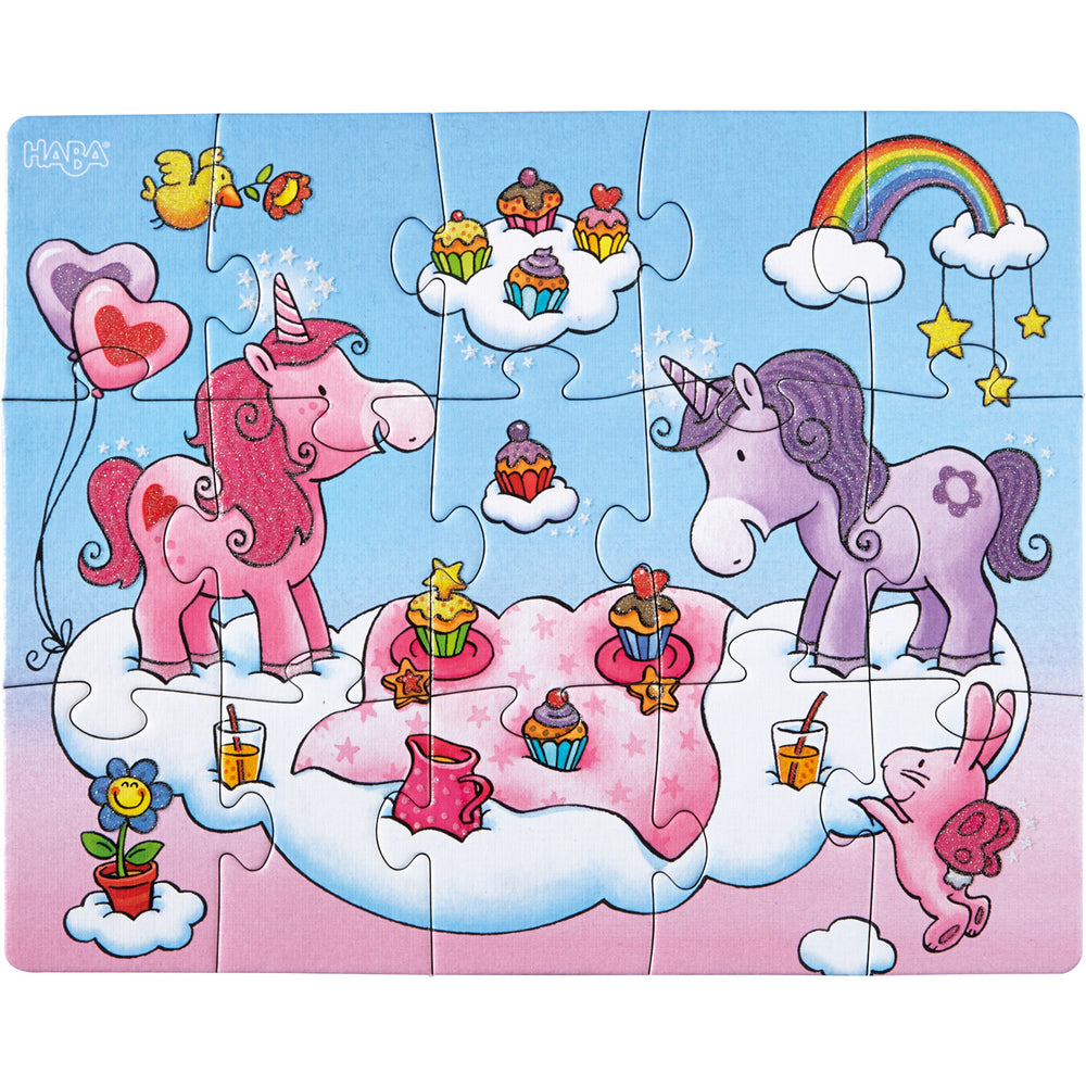 Puzzels - Eenhoorn Flonkerglans 3 in 1 Haba