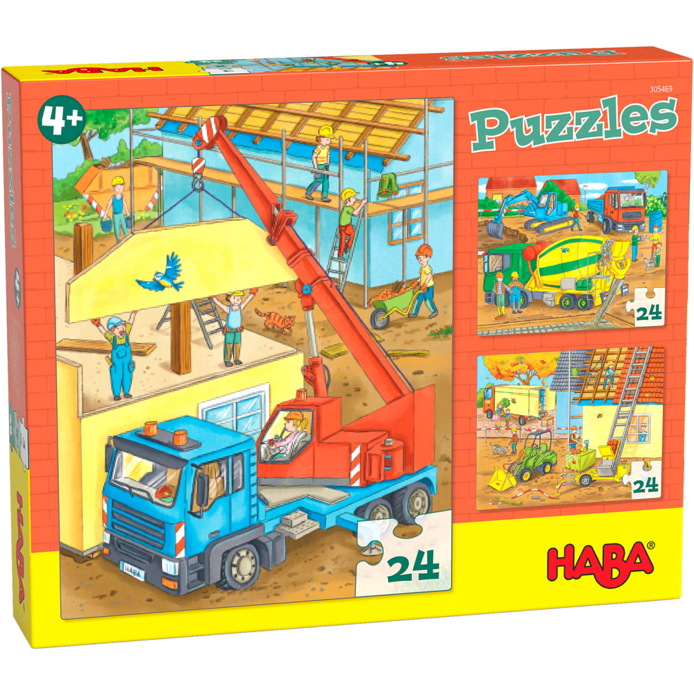 Puzzels - Op de bouwplaats