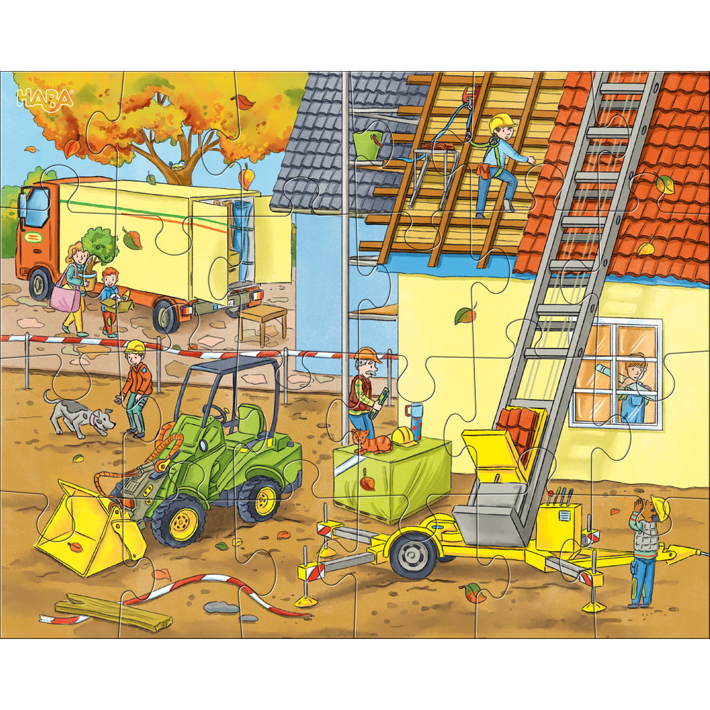 Puzzels - Op de bouwplaats