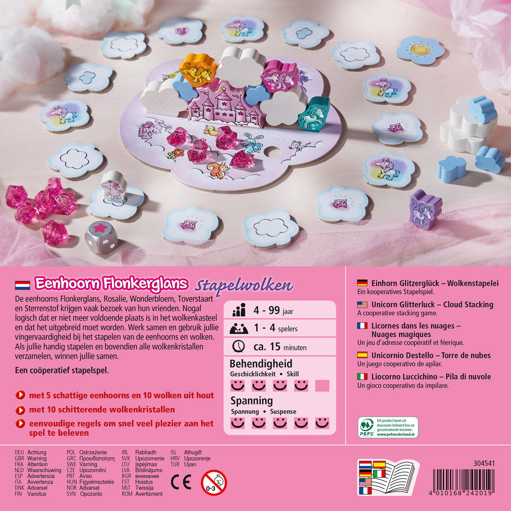 Spel - Eenhoorn Flonkerglans - Stapelwolken