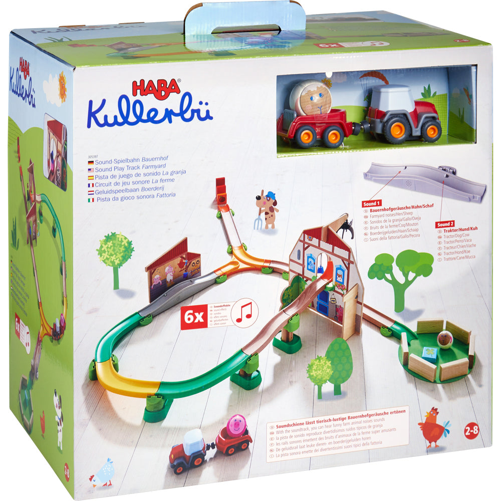Kullerbü Knikkerbaan - Basisdoos - Geluidspeelbaan Boerderij