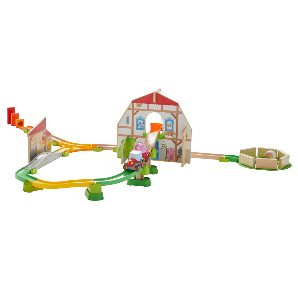 Kullerbü Knikkerbaan - Basisdoos - Geluidspeelbaan Boerderij