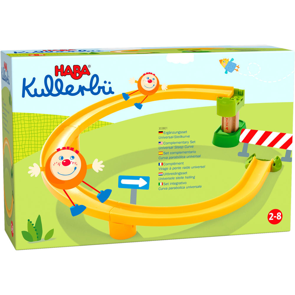 Kullerbü Knikkerbaan - Uitbreidingsset - Universele steile helling