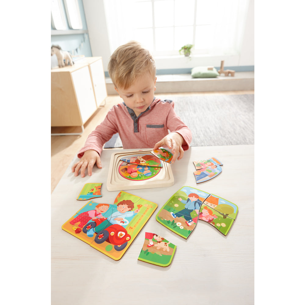 Houten puzzel Mijn leven Haba