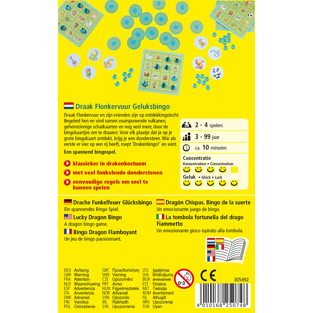 Spel - Draak Flonkervuur Geluksbingo