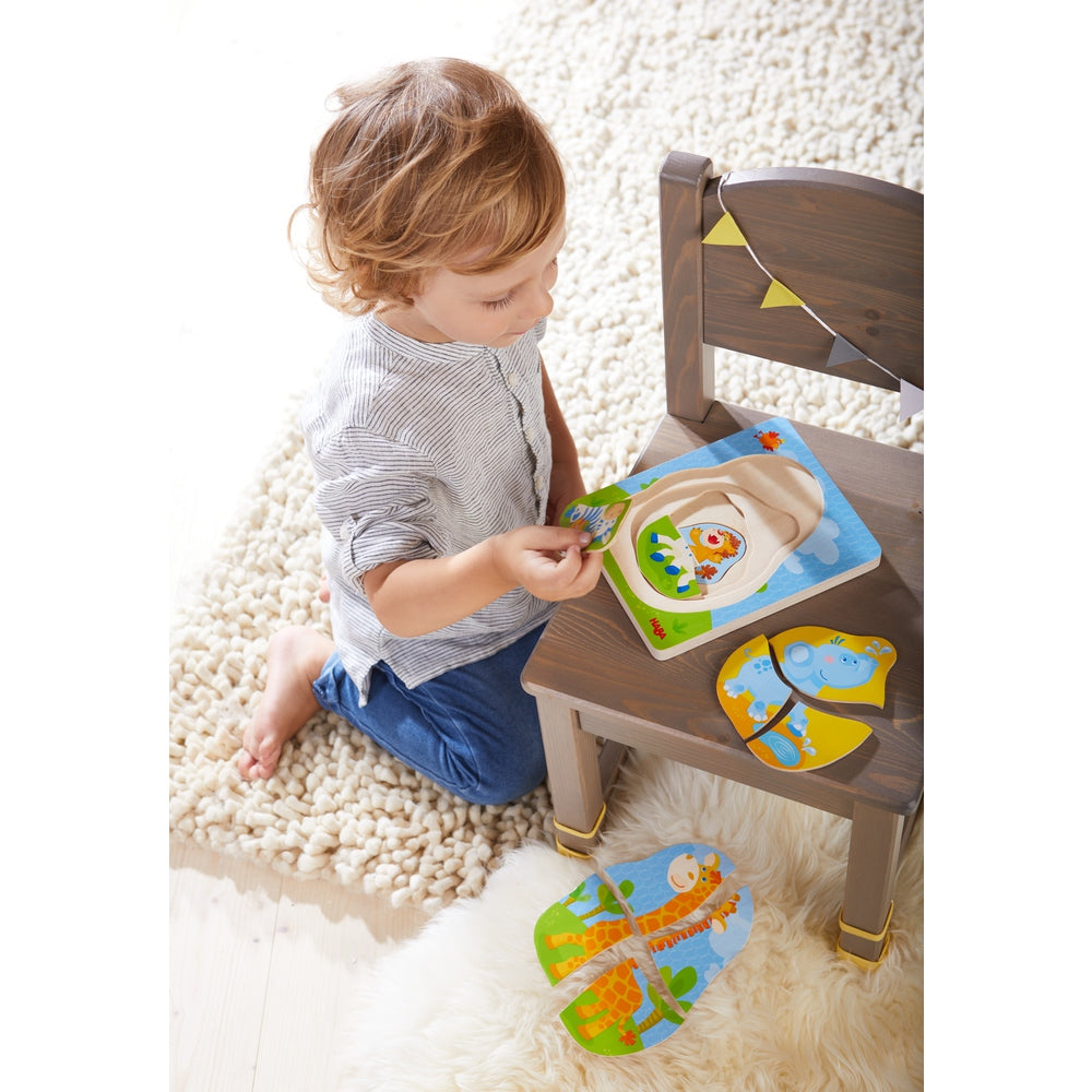 Houten puzzel Wilde dieren Haba